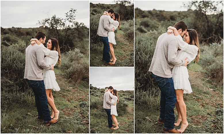 Hillside Engagement session in Ladera Ranch, CA by Dallas, Texas wedding photographer
