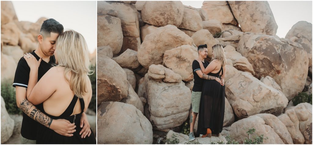 Joshua Tree National Park wedding proposal by Dallas based Wedding and Elopement Photographer