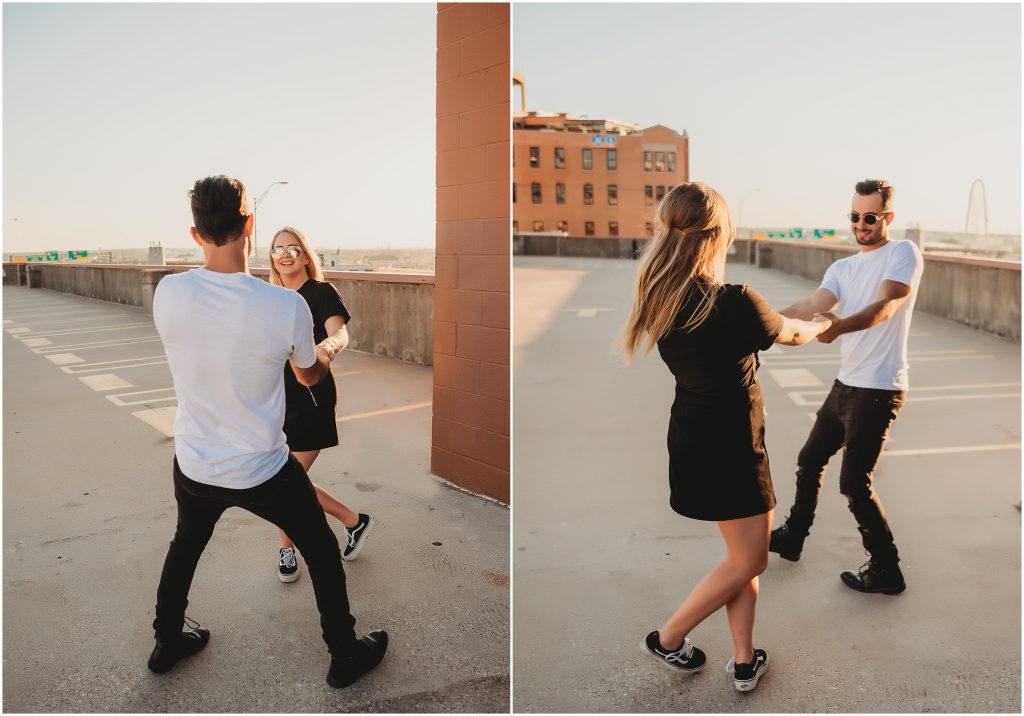 Downtown Dallas Couples Session by Dallas Wedding Photographer Kyrsten Ashlay Photography 