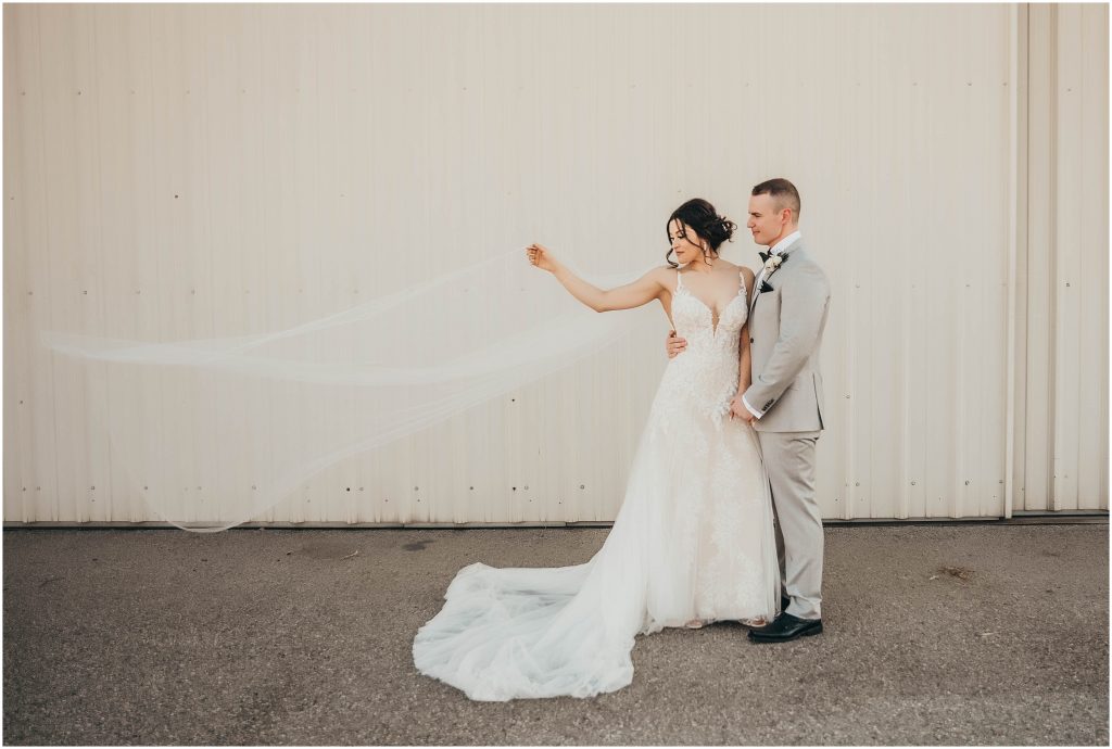 Hangar 21 Wedding in Fullerton, CA by Kyrsten Ashlay Photography