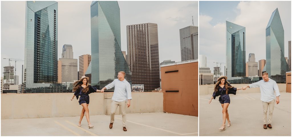 Downtown Dallas Engagement Photos by Dallas Wedding Photographer Kyrsten Ashlay Photography