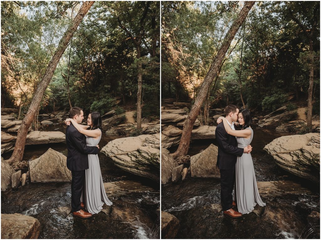 Stone Creek Park Engagement Photos by Dallas Wedding Photographer Kyrsten Ashlay Photography 