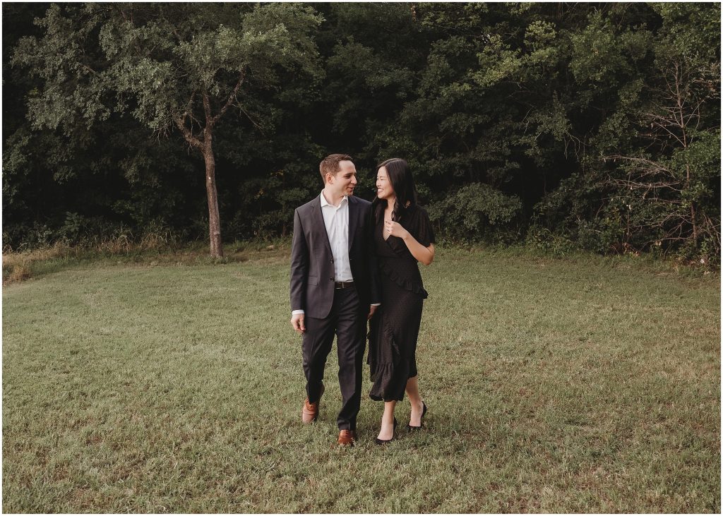 Stone Creek Park Engagement Photos by Dallas Wedding Photographer Kyrsten Ashlay Photography 