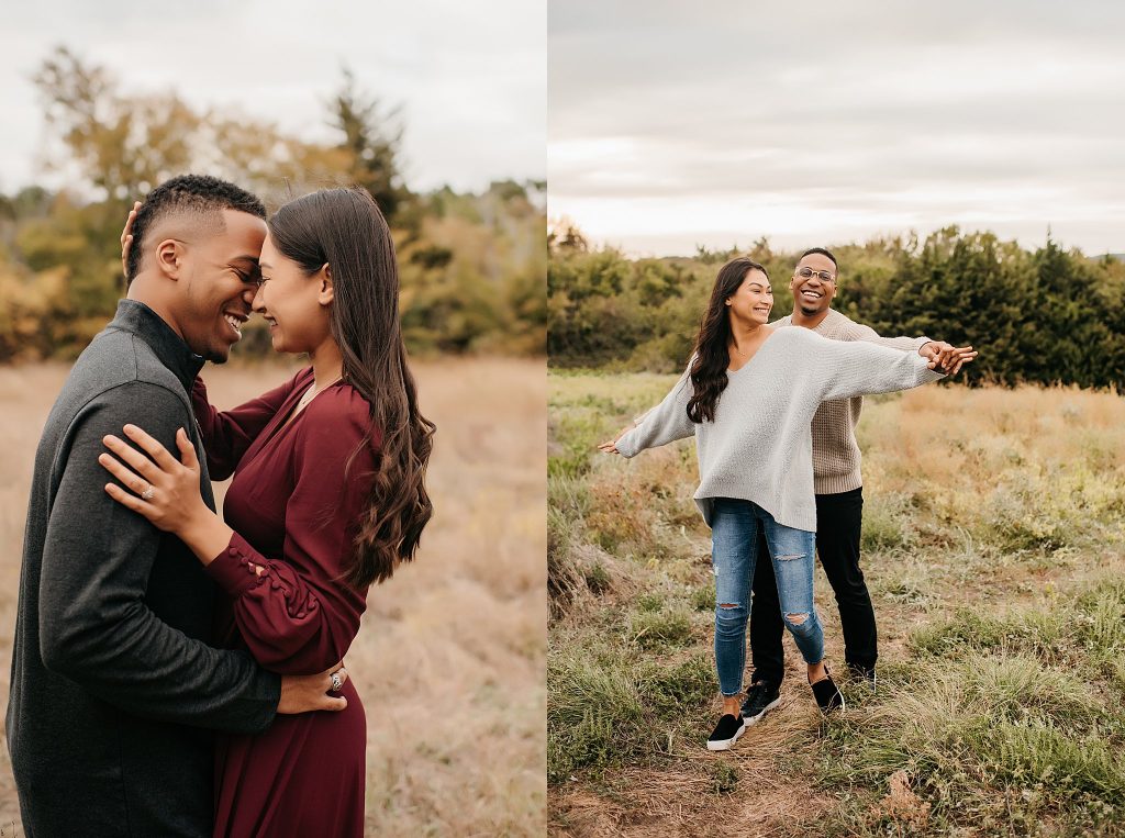 Fall Arbor Hills Engagement Session