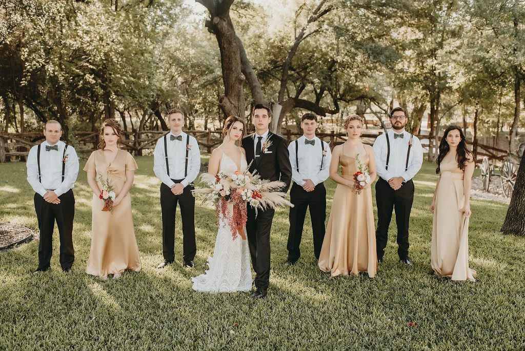 A wedding in Weatherford, Texas