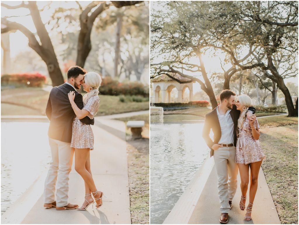 Spring Engagement Photos at Flippen Park by Dallas Wedding Photography