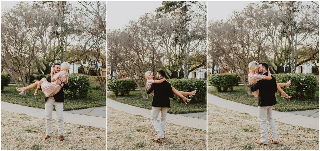 Spring Engagement Photos at Flippen Park by Dallas Wedding Photography