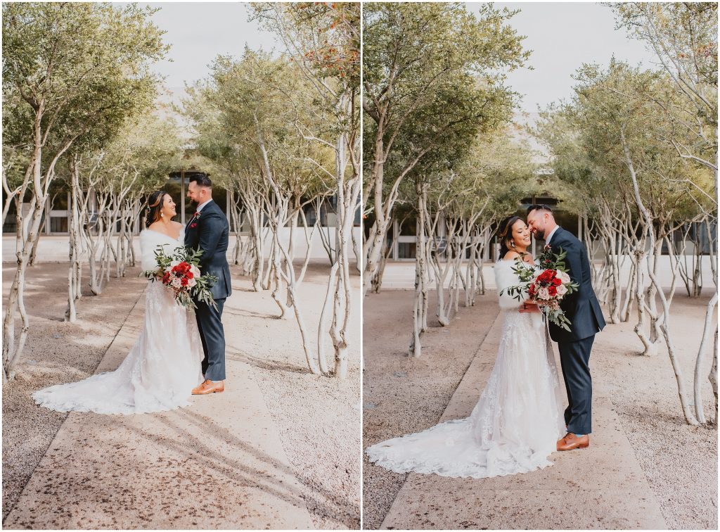 Romantic Winter Fort Worth Wedding at Ashton Depot by DFW Wedding Photographer