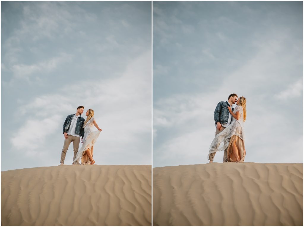Little Sahara Utah Engagement Photos by Destination Wedding Photographer Kyrsten Ashlay Photography