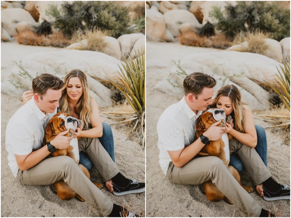 Playful Joshua Tree National Park Engagement Photos by California Wedidng Photographer Kyrsten Ashlay Photography