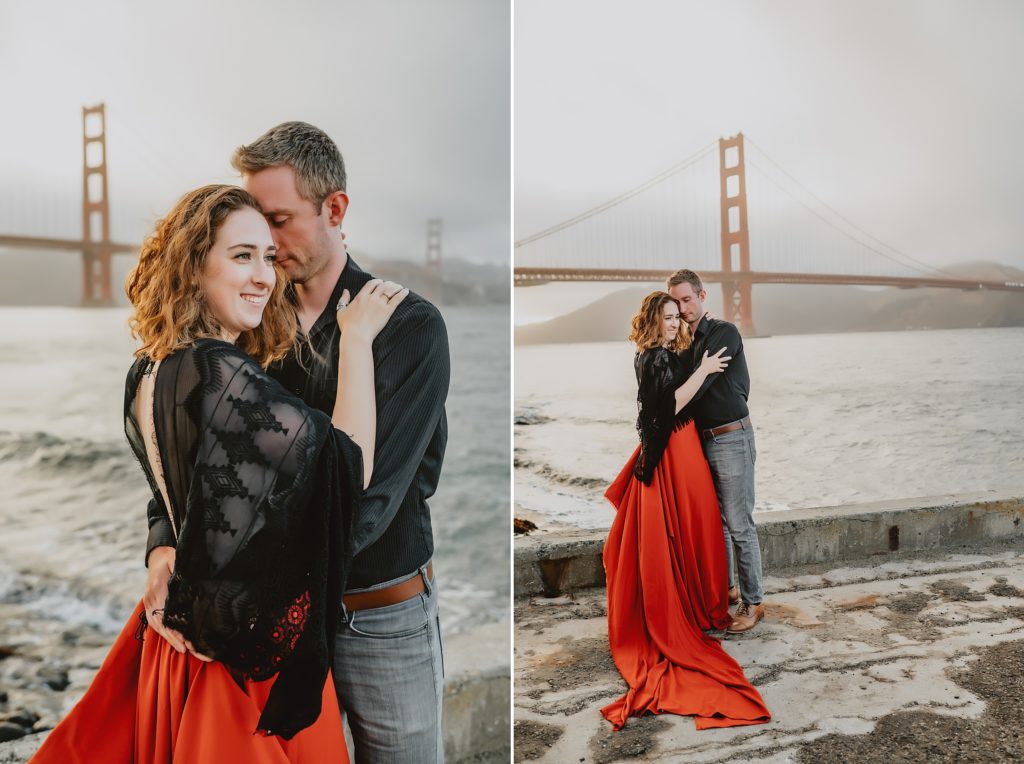 Crissy Field Engagement Session in San Francisco by Destination Wedding Photographer