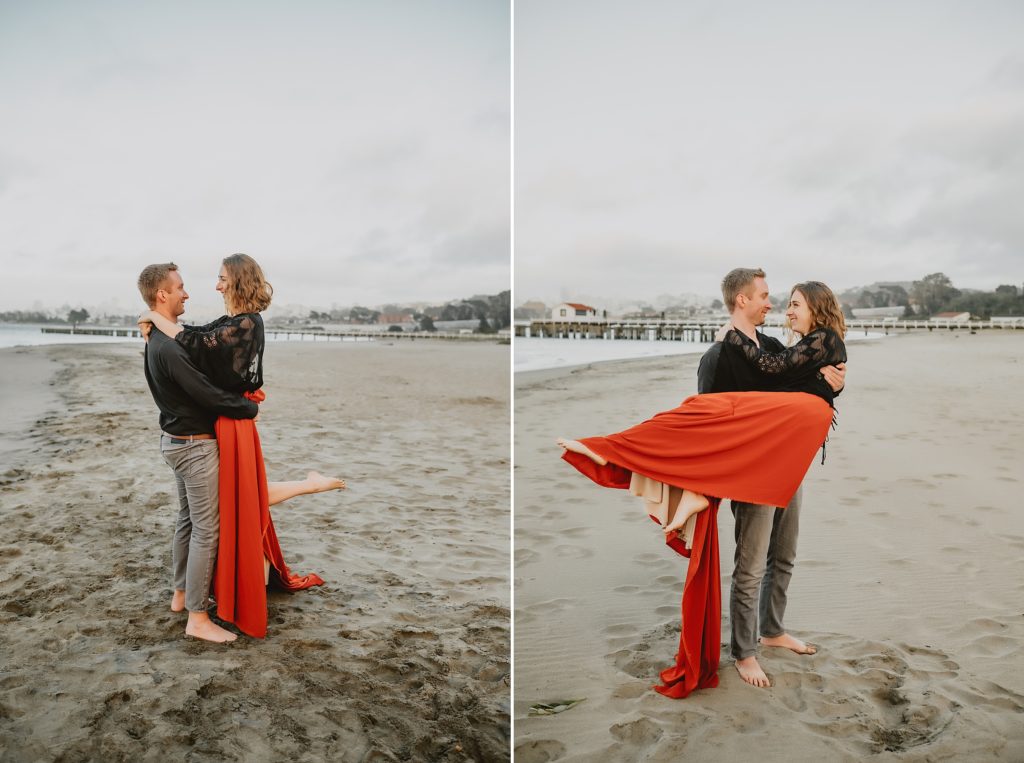 Crissy Field Engagement Session in San Francisco by Destination Wedding Photographer