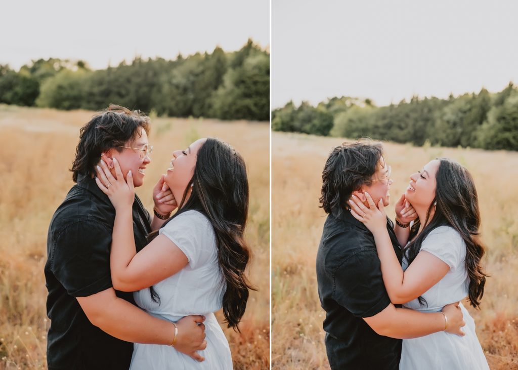 Summer Engagement Session at Arbor Hills Nature Preserve in Plano TX by Dallas Wedding Photographer Kyrsten Ashlay Photography