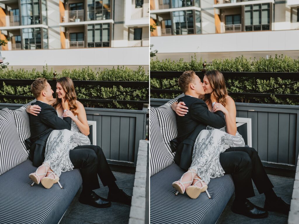 Refined engagement session at The Henry in Dallas by Dallas Wedding Photographer
