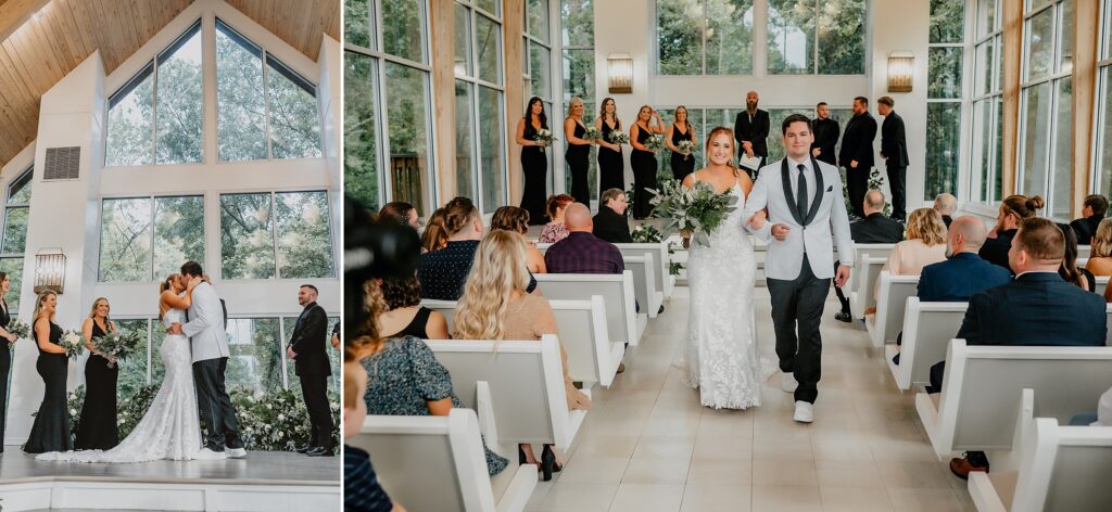 Wedding at Glass Chapel Tulsa Oklahoma by Tulsa Wedding Photographer Kyrsten Ashlay Photography