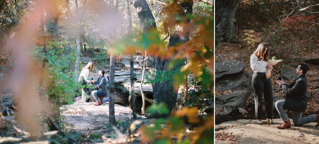 Stone Creek Park Proposal by Dallas Wedding Photographer Kyrsten Ashlay Photography - Dallas Proposal Photographer