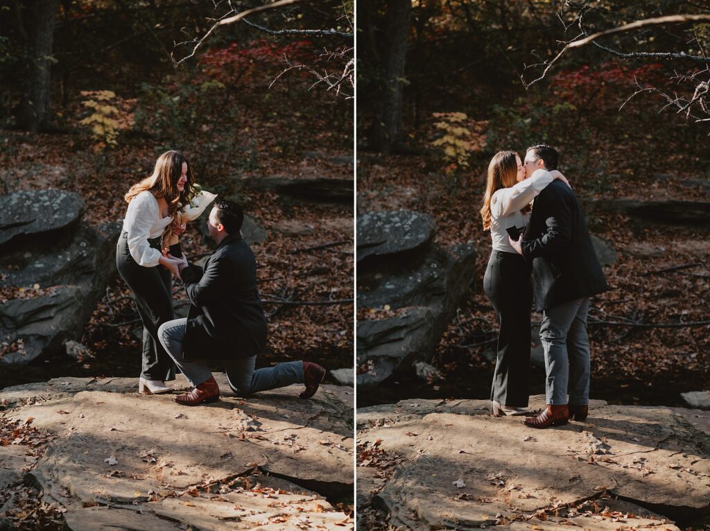 Stone Creek Park Proposal by Dallas Wedding Photographer Kyrsten Ashlay Photography - Dallas Proposal Photographer