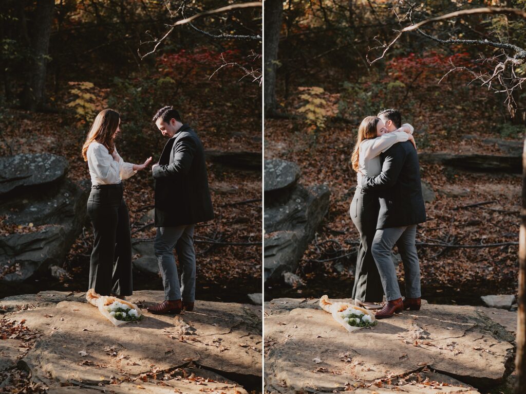 Stone Creek Park Proposal by Dallas Wedding Photographer Kyrsten Ashlay Photography - Dallas Proposal Photographer