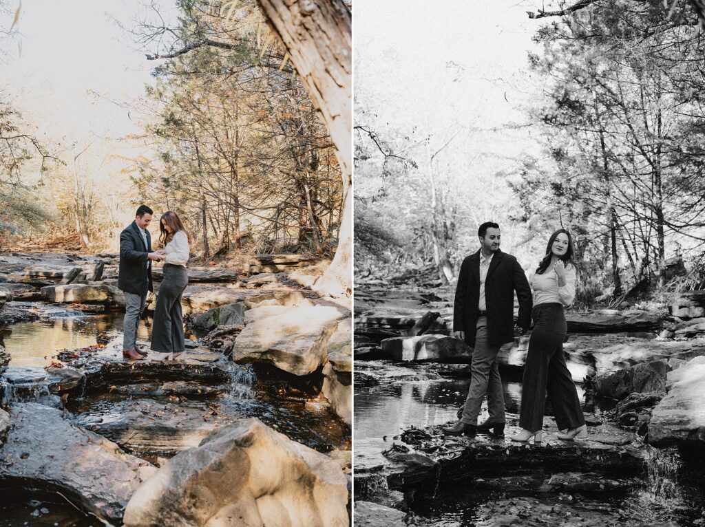 Stone Creek Park Proposal by Dallas Wedding Photographer Kyrsten Ashlay Photography - Dallas Proposal Photographer