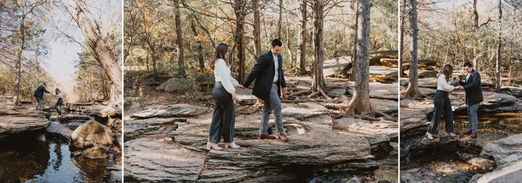 Stone Creek Park Proposal by Dallas Wedding Photographer Kyrsten Ashlay Photography - Dallas Proposal Photographer