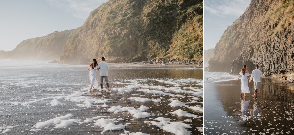 Ruapuke Beach Engagement Session by New Zealand Wedding Photographer Kyrsten Ashlay Photography