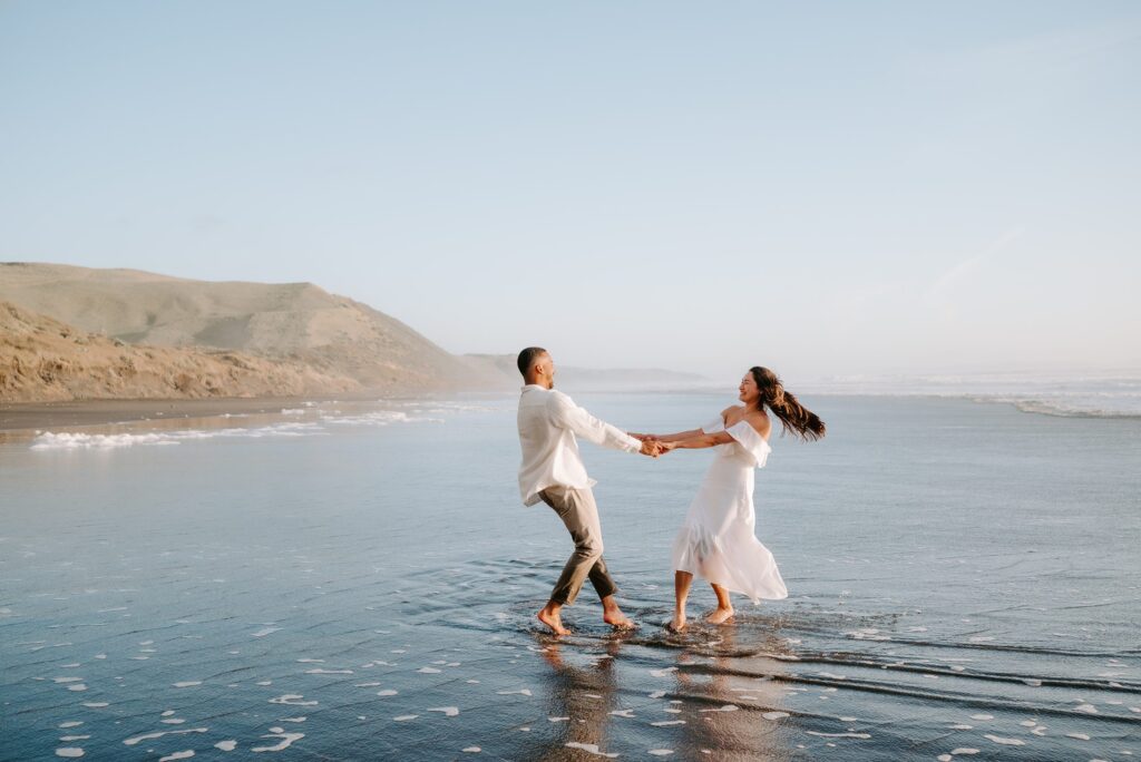 Ruapuke Beach Engagement Session by New Zealand Wedding Photographer Kyrsten Ashlay Photography