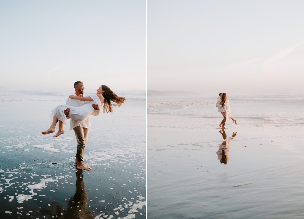 Ruapuke Beach Engagement Session by New Zealand Wedding Photographer Kyrsten Ashlay Photography