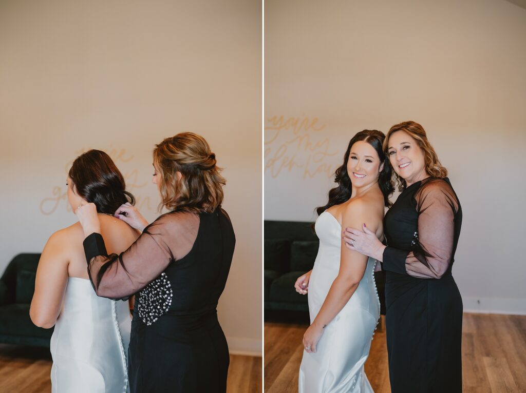 Black and White Modern Wedding at Davis and Grey Farms by Dallas Wedding Photographer Kyrsten Ashlay Photography