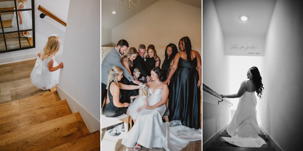 Black and White Modern Wedding at Davis and Grey Farms by Dallas Wedding Photographer Kyrsten Ashlay Photography