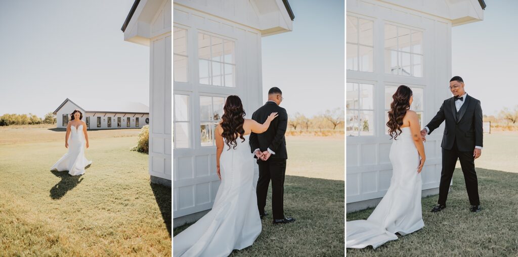 Black and White Modern Wedding at Davis and Grey Farms by Dallas Wedding Photographer Kyrsten Ashlay Photography