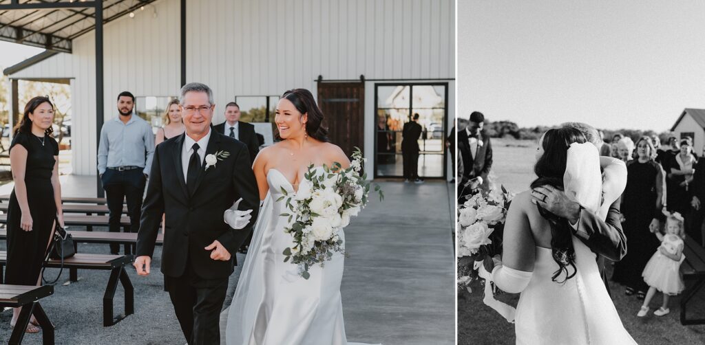 Black and White Modern Wedding at Davis and Grey Farms by Dallas Wedding Photographer Kyrsten Ashlay Photography