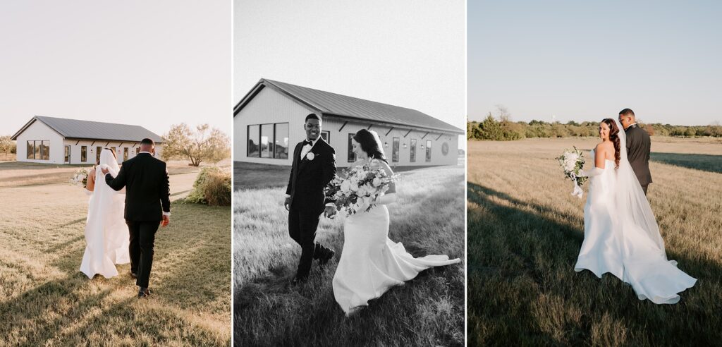 Black and White Modern Wedding at Davis and Grey Farms by Dallas Wedding Photographer Kyrsten Ashlay Photography