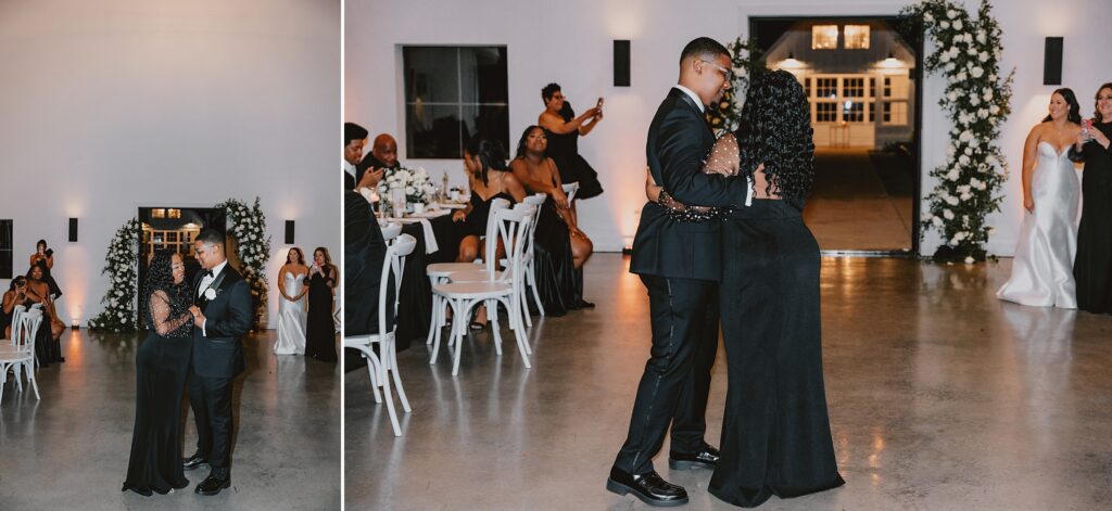 Black and White Modern Wedding at Davis and Grey Farms by Dallas Wedding Photographer Kyrsten Ashlay Photography