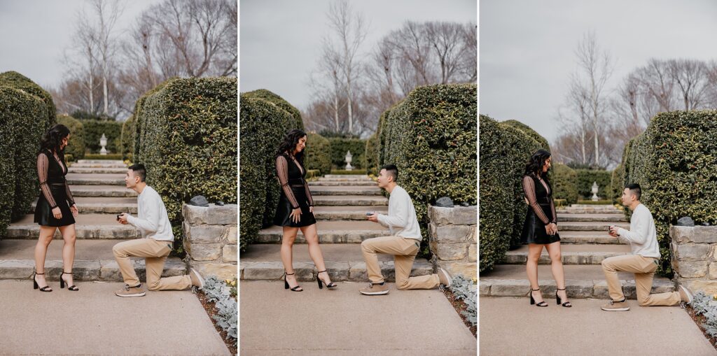 Dallas Arboretum Proposal by Dallas Proposal Photographer Kyrsten Ashlay Photography