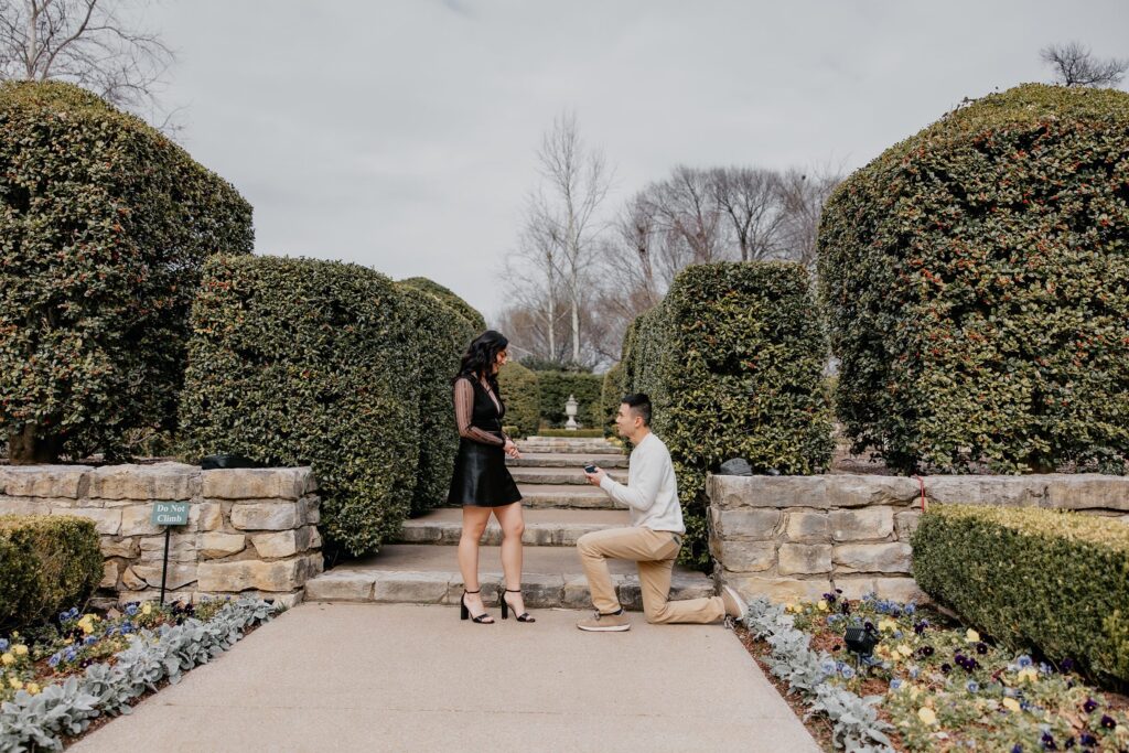 Dallas Arboretum Proposal by Dallas Proposal Photographer Kyrsten Ashlay Photography