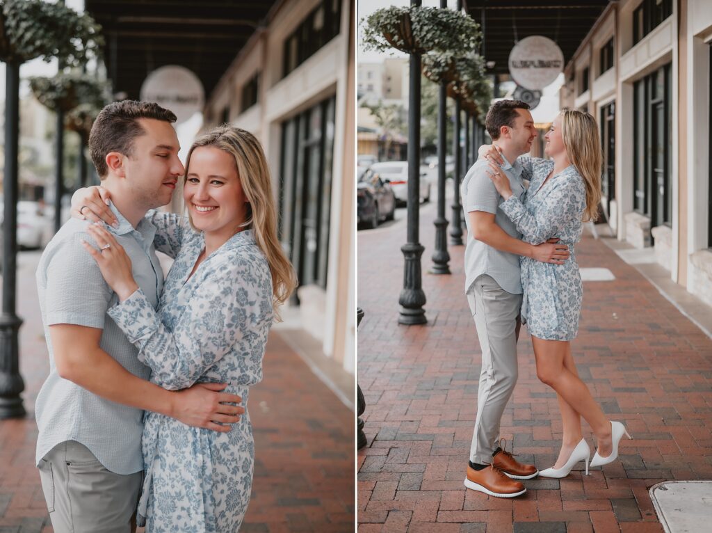 Downtown Pensacola and Pensacola Beach Engagement Session by Destination Wedding Photographer Kyrsten Ashlay Photography