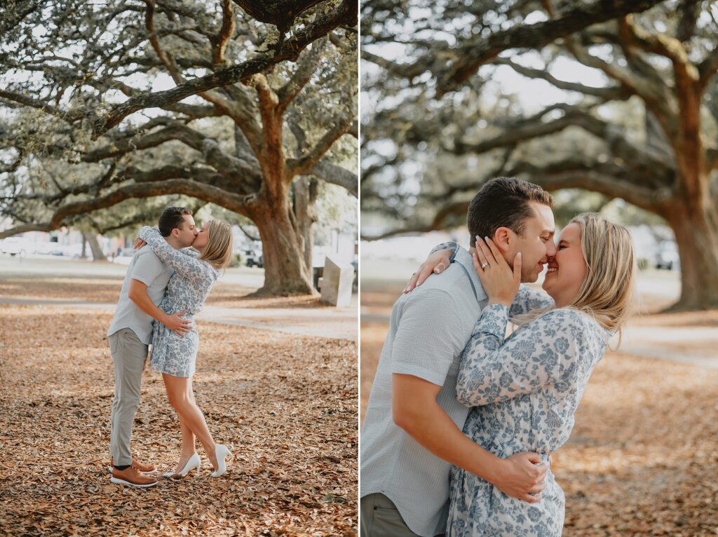 Downtown Pensacola and Pensacola Beach Engagement Session by Destination Wedding Photographer Kyrsten Ashlay Photography