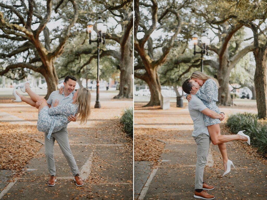 Downtown Pensacola and Pensacola Beach Engagement Session by Destination Wedding Photographer Kyrsten Ashlay Photography