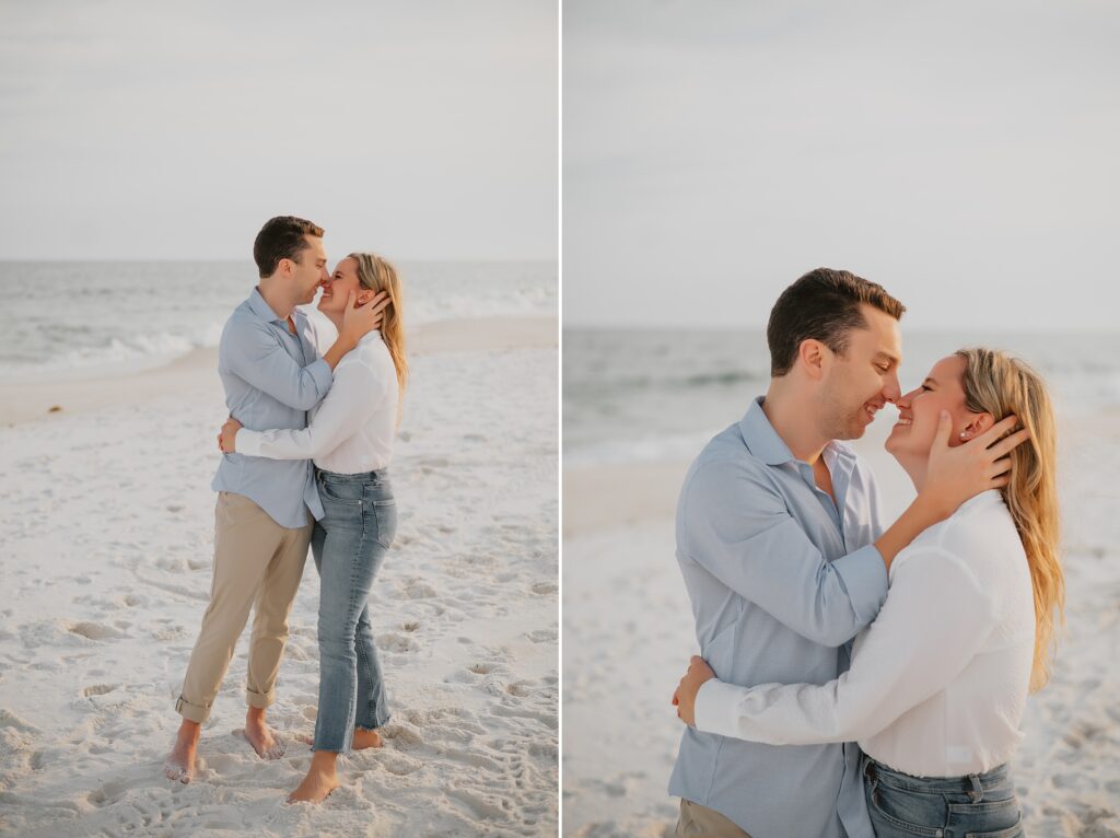 Downtown Pensacola and Pensacola Beach Engagement Session by Destination Wedding Photographer Kyrsten Ashlay Photography