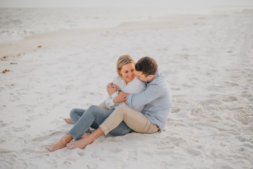 Downtown Pensacola and Pensacola Beach Engagement Session by Destination Wedding Photographer Kyrsten Ashlay Photography