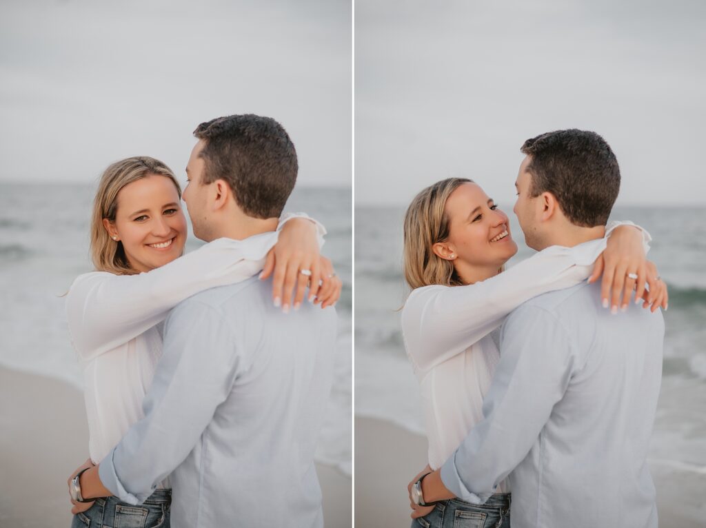 Downtown Pensacola and Pensacola Beach Engagement Session by Destination Wedding Photographer Kyrsten Ashlay Photography