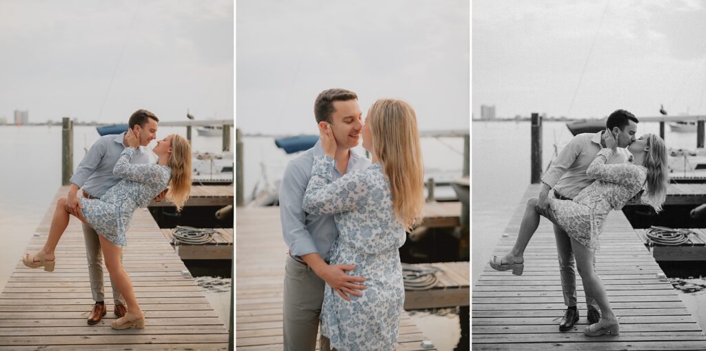 Downtown Pensacola and Pensacola Beach Engagement Session by Destination Wedding Photographer Kyrsten Ashlay Photography