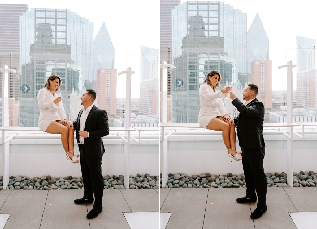 Dallas Hotel Engagement Session by Dallas Wedding Photographer Kyrsten Ashlay Photography