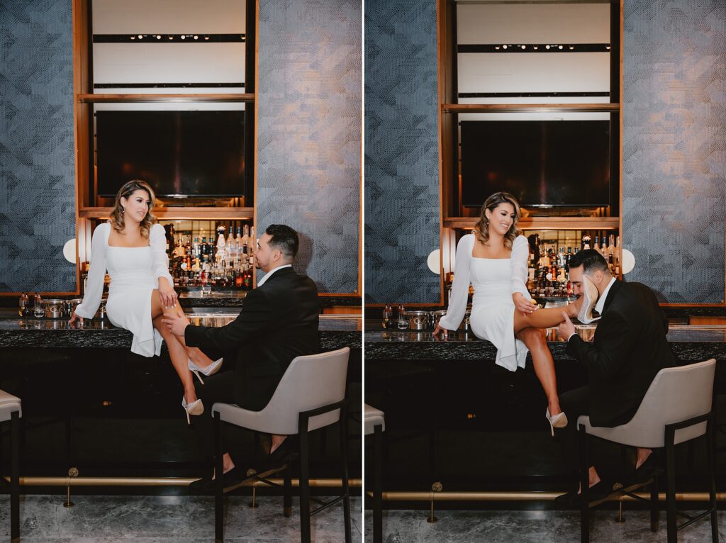 Dallas Hotel Engagement Session by Dallas Wedding Photographer Kyrsten Ashlay Photography