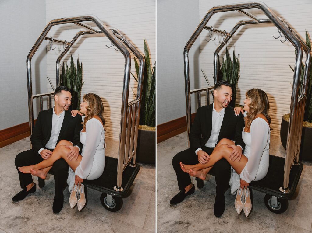 Dallas Hotel Engagement Session by Dallas Wedding Photographer Kyrsten Ashlay Photography