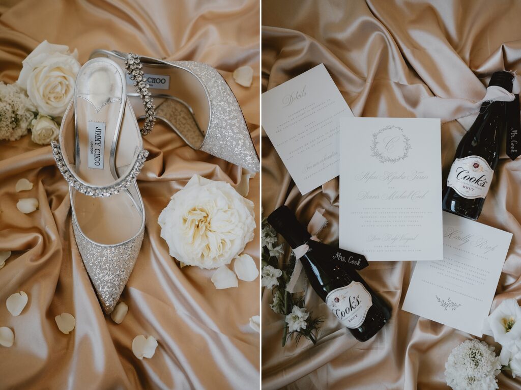 Flat lay wedding photo inspiration by Dallas Wedding Photographer Kyrsten Ashlay Photography