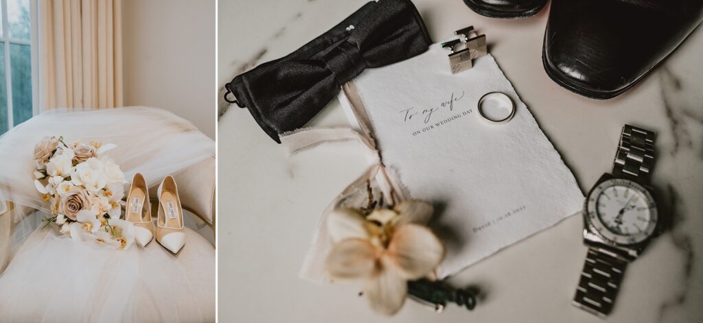 Flat lay wedding photo inspiration by Dallas Wedding Photographer Kyrsten Ashlay Photography