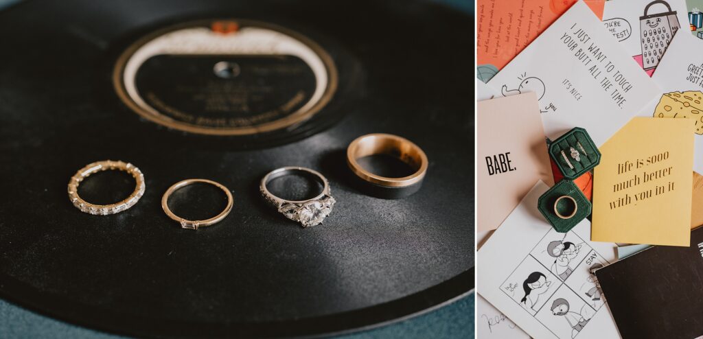 Flat lay wedding photo inspiration by Dallas Wedding Photographer Kyrsten Ashlay Photography