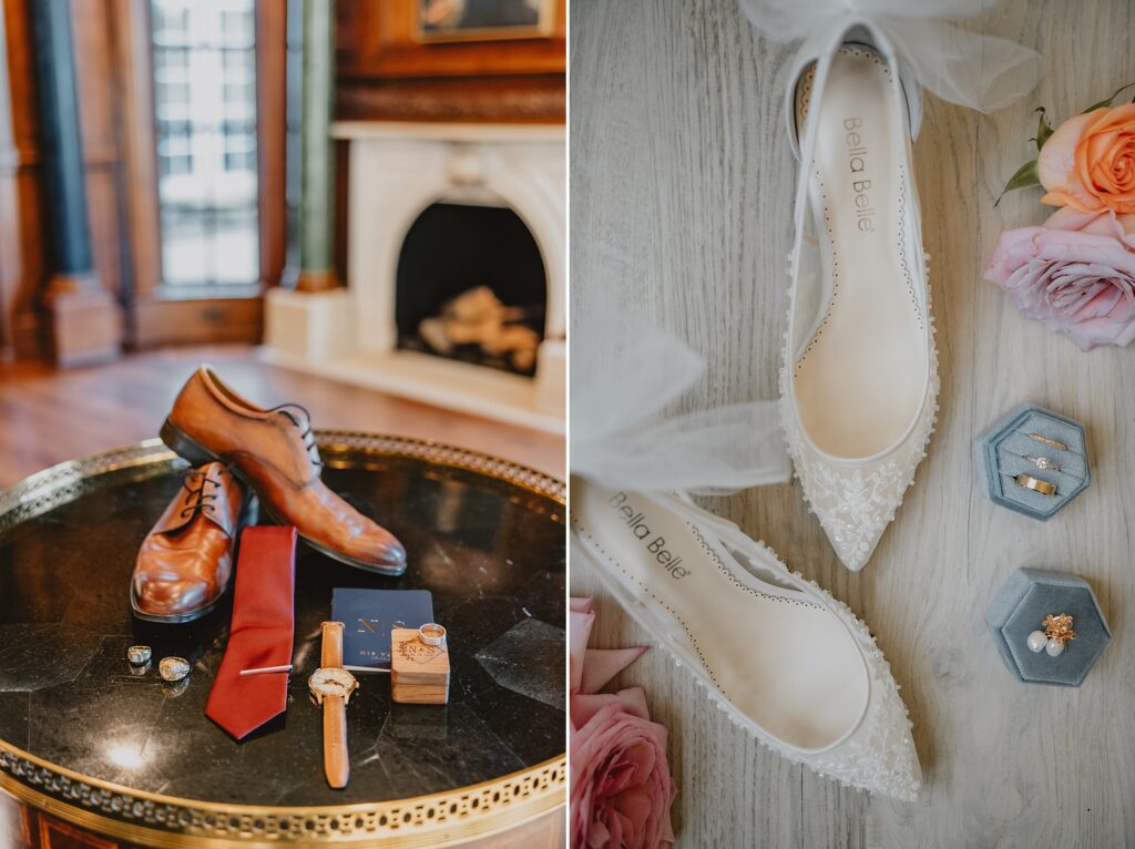 Flat lay wedding photo inspiration by Dallas Wedding Photographer Kyrsten Ashlay Photography