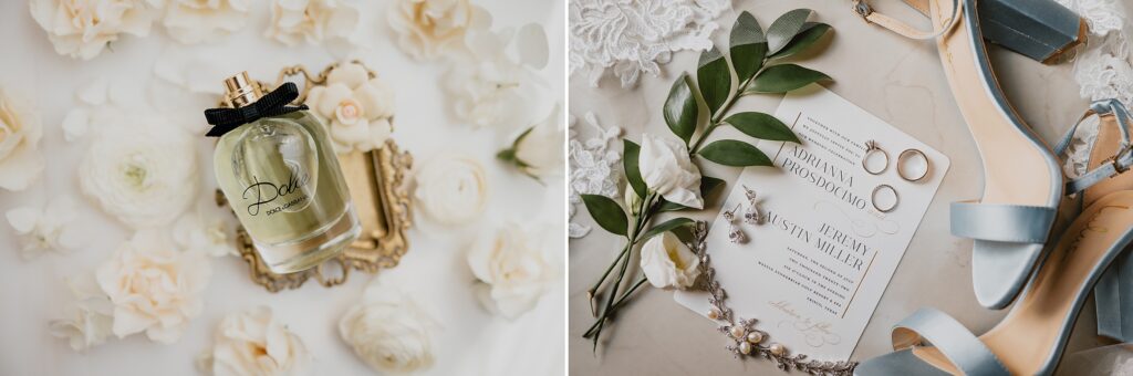 Flat lay wedding photo inspiration by Dallas Wedding Photographer Kyrsten Ashlay Photography